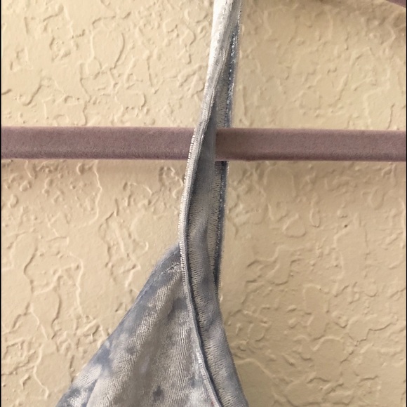 💋 Super Sexy Baby Blue Suede Body Suit (Charolette Russe) - Picture 10 of 15